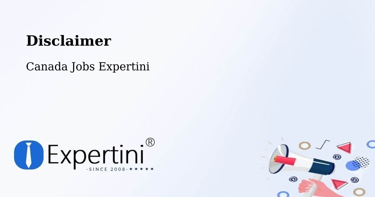 Disclaimer – Three Hills - Canada Jobs Expertini
