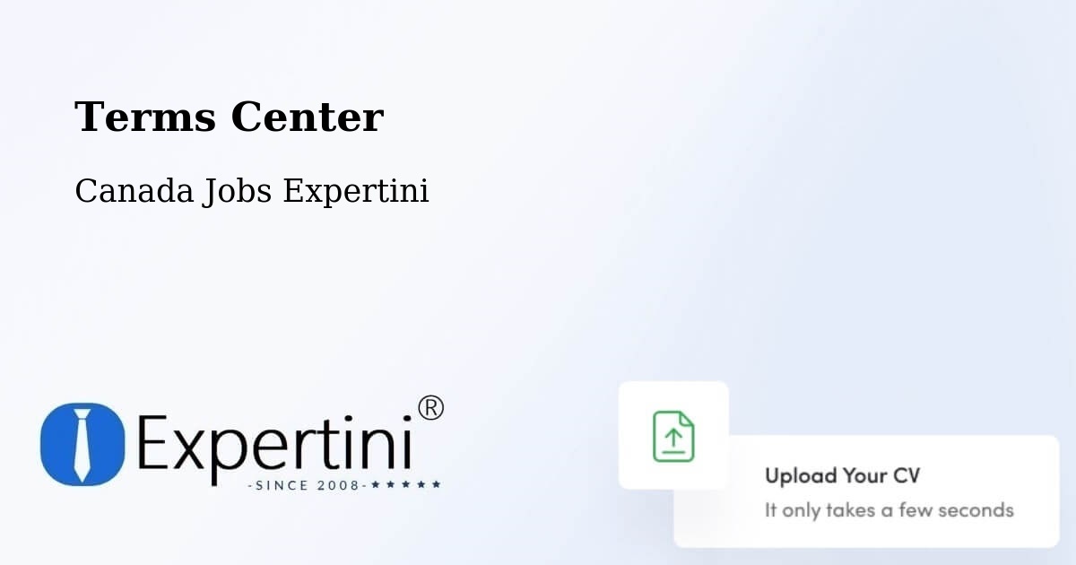 Terms of Service – Three Hills - Canada Jobs Expertini